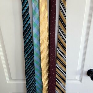Elegant Multi-Color Tie Set